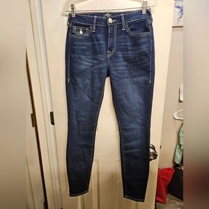 True religion Jennie curvy mid-rise skinny jeans women's size 27